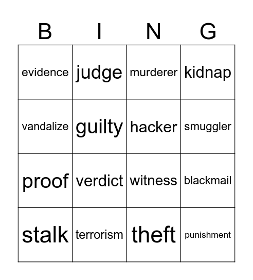 Untitled Bingob Bingo Card