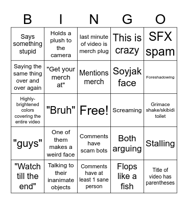 LankyBox Bingo Card