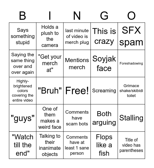 LankyBox Bingo Card