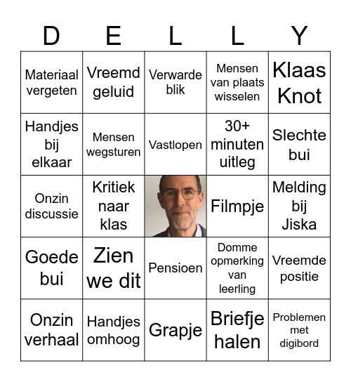 Maarten Bingo Card