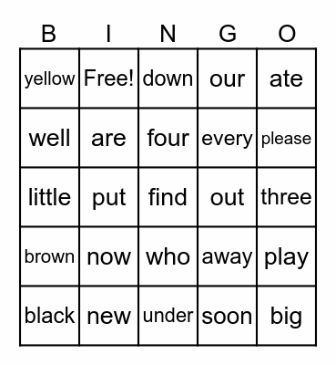 Macqlit Bingo Card