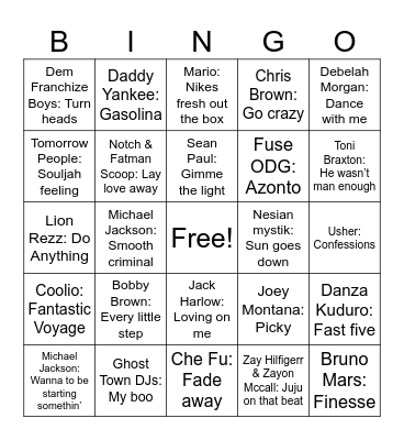Random Bingo Card