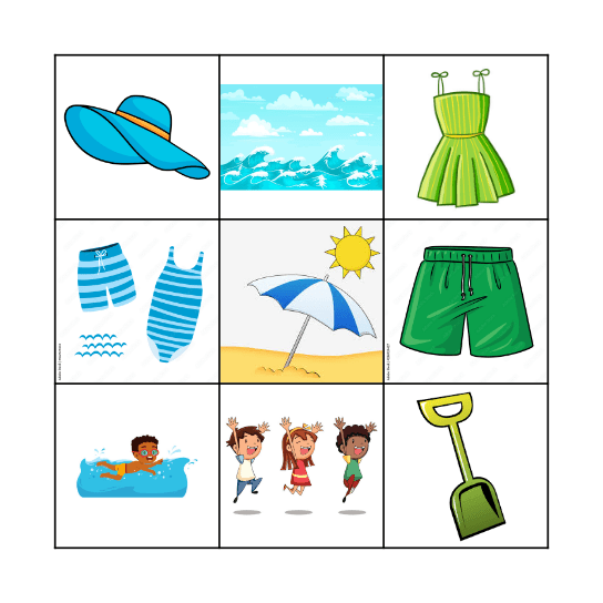 An Samhradh Bingo Card