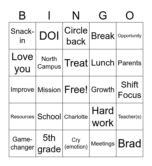 23-24 End of Year Funeral Bingo Card