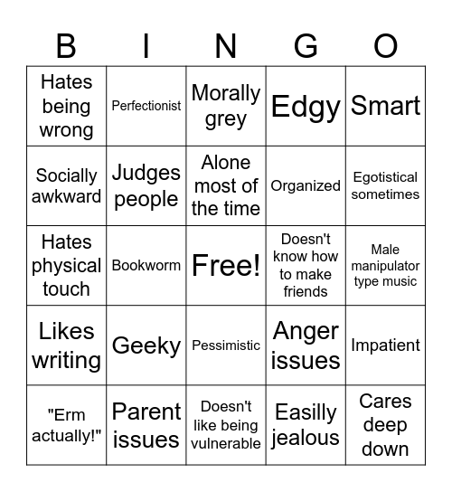 Meowmeow bingo Card