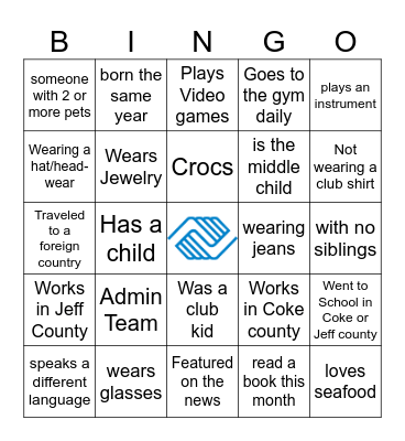 Community Builder Bingo Card