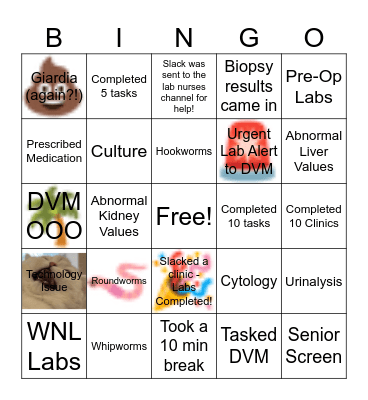 MVPs - It's the Lab's Team! Bingo Card