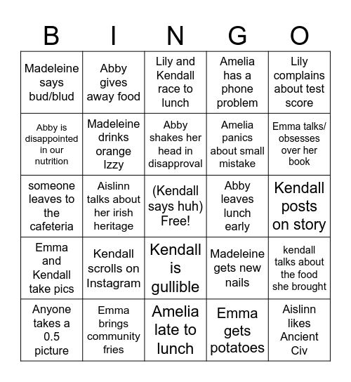 What the fwik Bingo Card