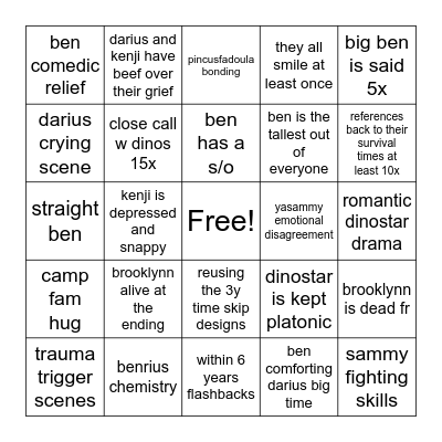 chaos theory Bingo Card