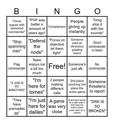 Saltlines Roulette Bingo Card