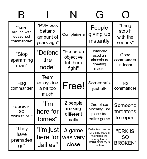 Saltlines Roulette Bingo Card