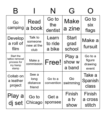 2024 Bingo Card