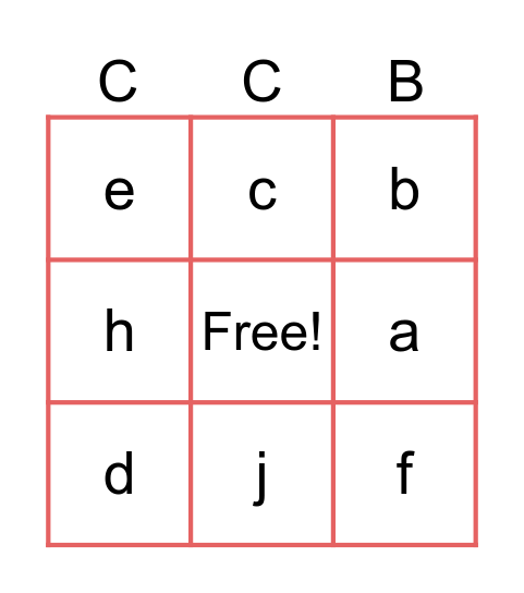The Pursuit Conference Bingo Card