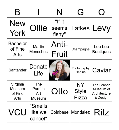 HANNAH BIRTHDAY BINGO! Bingo Card