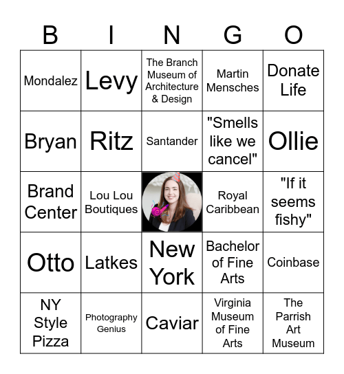 HANNAH BIRTHDAY BINGO! Bingo Card