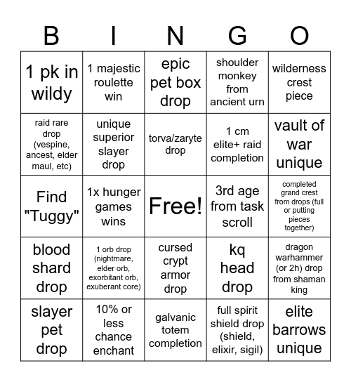 Comp Cape Weekend Bingo! Bingo Card