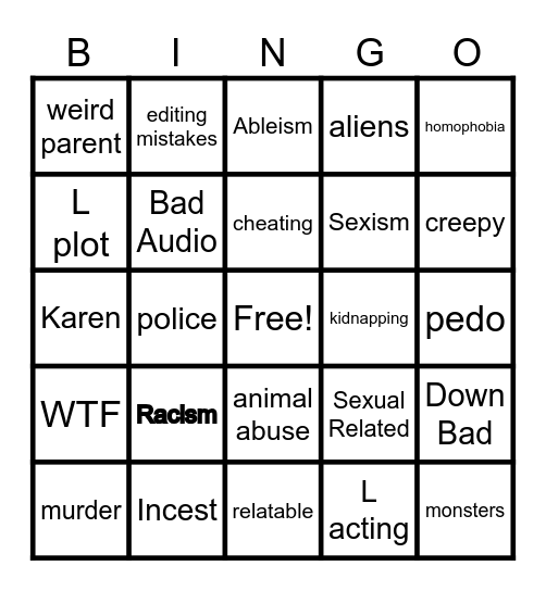 Tomorrow's Teachings Bingo Card