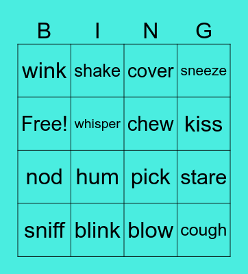 Bob the Canadian Bingo Card