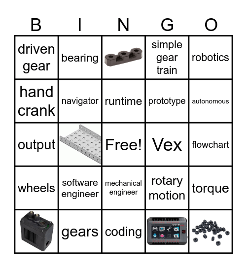 Automation and Robotics Bingo Card