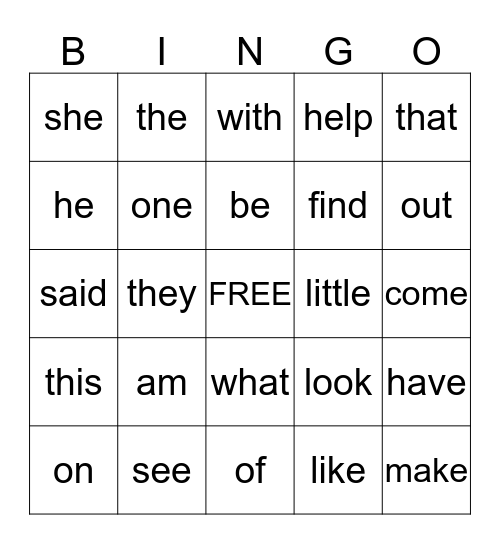 Dino's Bingo Game Bingo Card