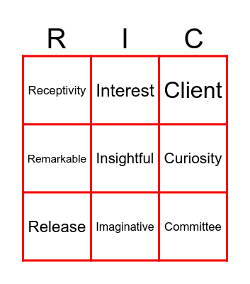 May REITery 2024 Bingo Card
