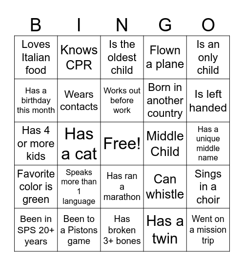 WE ARE ONE! University K-12 Academy Bingo Card
