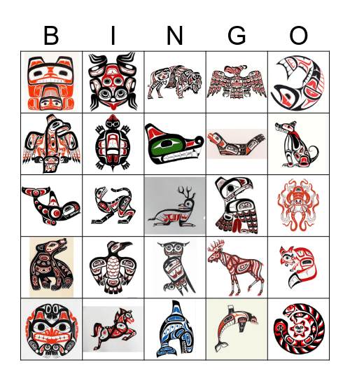 Symbols Bingo Card