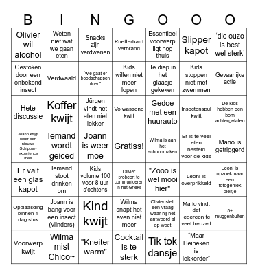 Evy en Jurjen Bingo Card