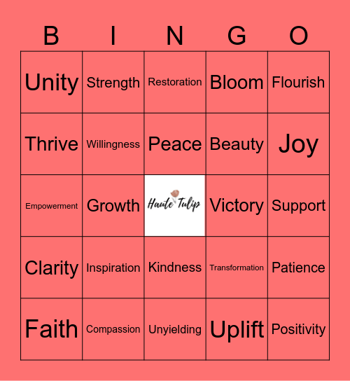 Tulip Retreat 2024 Bingo Card