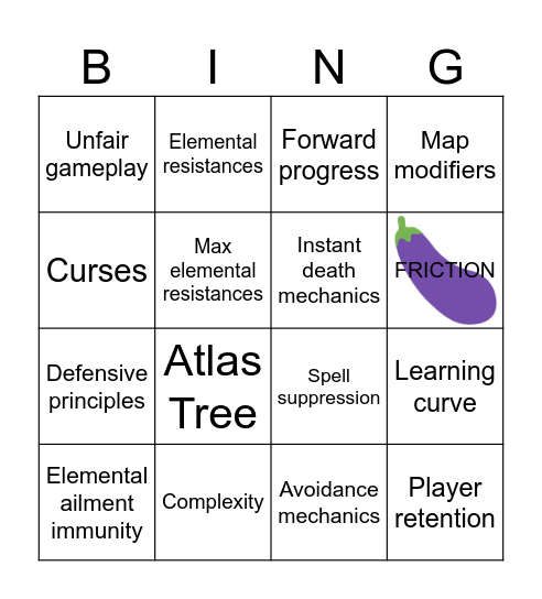 Open Letter to GGG Bingo Card