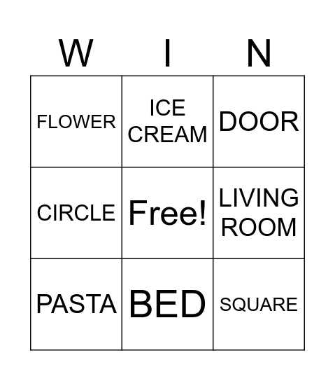 BINGO! Bingo Card