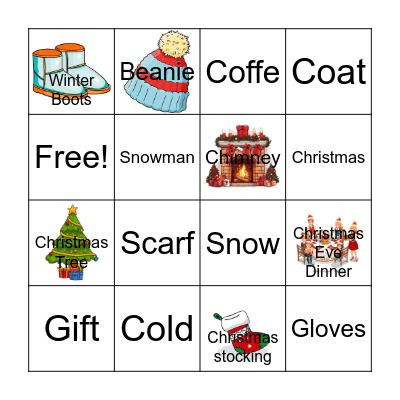 WINTER Bingo Card