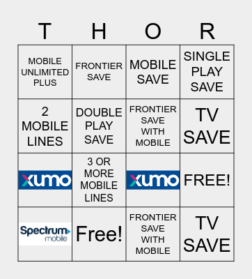 MIX AND MATCH Bingo Card