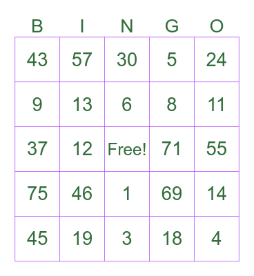 ASH Banquet 2024 Bingo Card