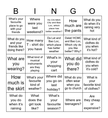013-22-5 Bingo Card