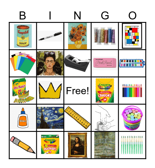 ART Bingo! Bingo Card