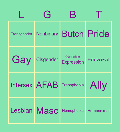 Impellam Pride LGBTQ+ Bingo! Bingo Card
