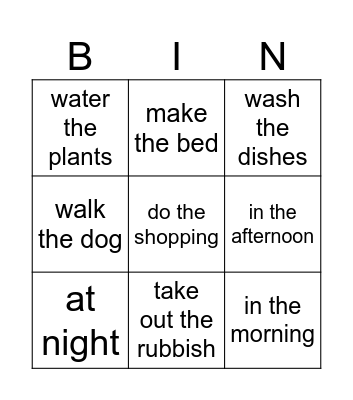 Let's play Bingo Card
