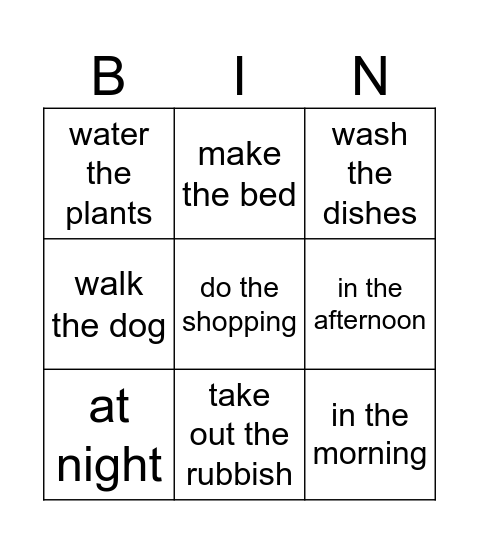 Let's play Bingo Card