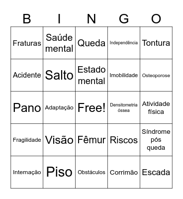 BINGO PARQUE OHARA I Bingo Card
