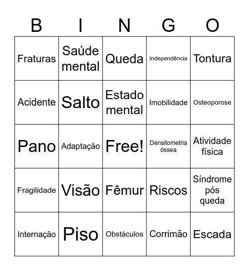 BINGO PARQUE OHARA I Bingo Card