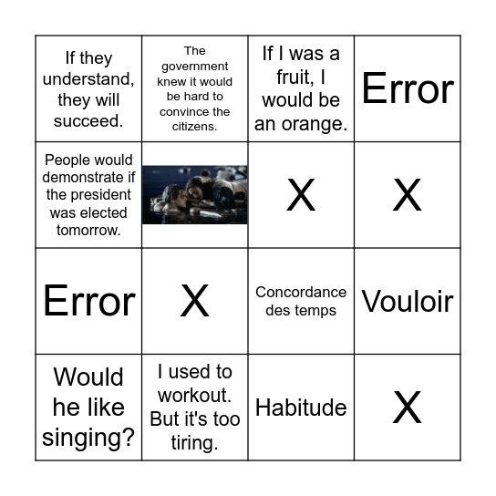 BINGO! (Would) Bingo Card