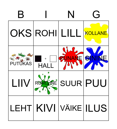KEVAD Bingo Card