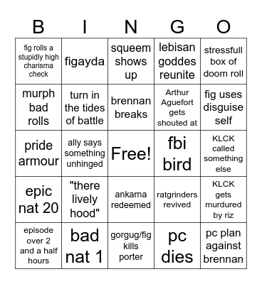fhjy final episode Bingo Card