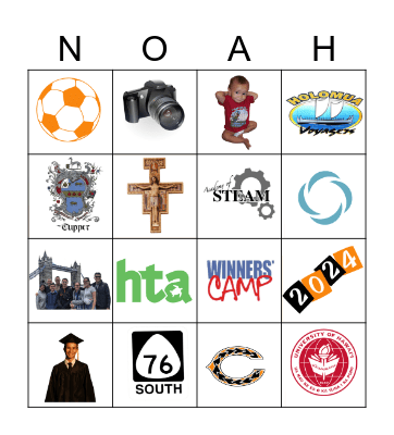 LANDON NOAH BINGO Card