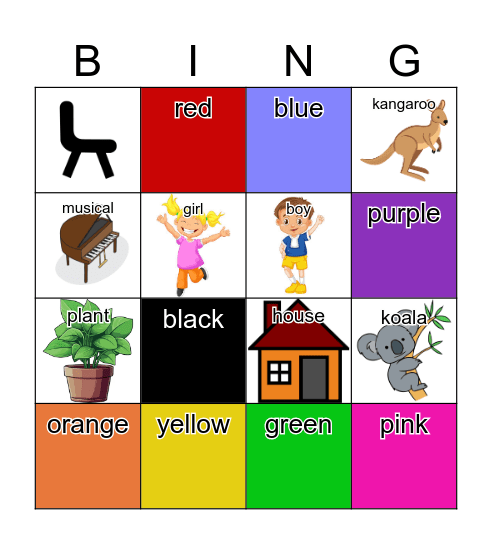 Can you find these items? Bingo Card