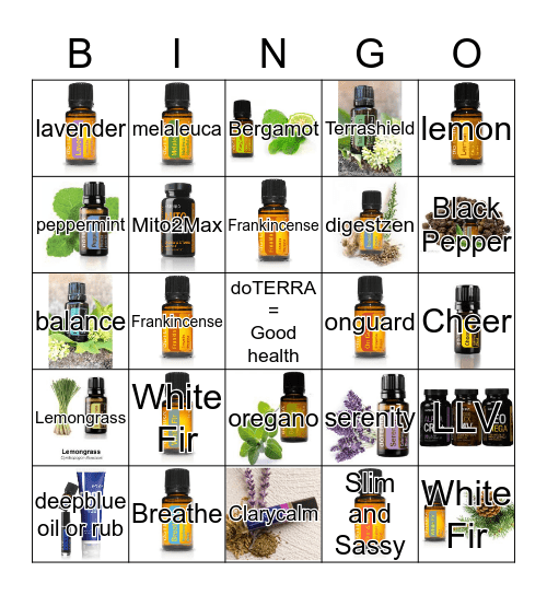 RELAX Bingo Card