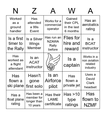 FIND SOMEONE WHO... Bingo Card