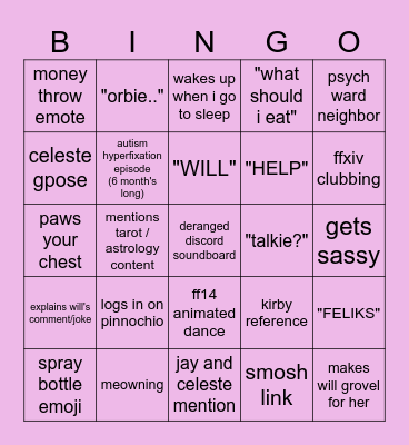 Aura Three Apples Tall and Queer Bingo Card