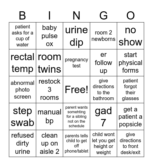 CNA 2024 Bingo Card